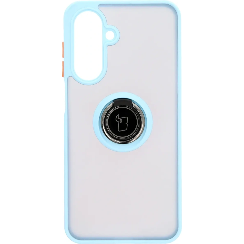 Hurtownia GSM - Bizon Case Hybrid Ring Samsung Galaxy A26 5G fumuriu cu un cadru albastru deschis - BIZ8084 - {ean13} - Hurt