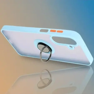 Hurtownia GSM - Bizon Case Hybrid Ring Samsung Galaxy A26 5G fumuriu cu un cadru albastru deschis - BIZ8084 - {ean13} - Hurt