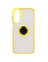 Wholesale Bizon Case Hybrid Ring Samsung Galaxy A26 5G smoky with a yellow frame - BIZ8085 - {ean13} - Hurt