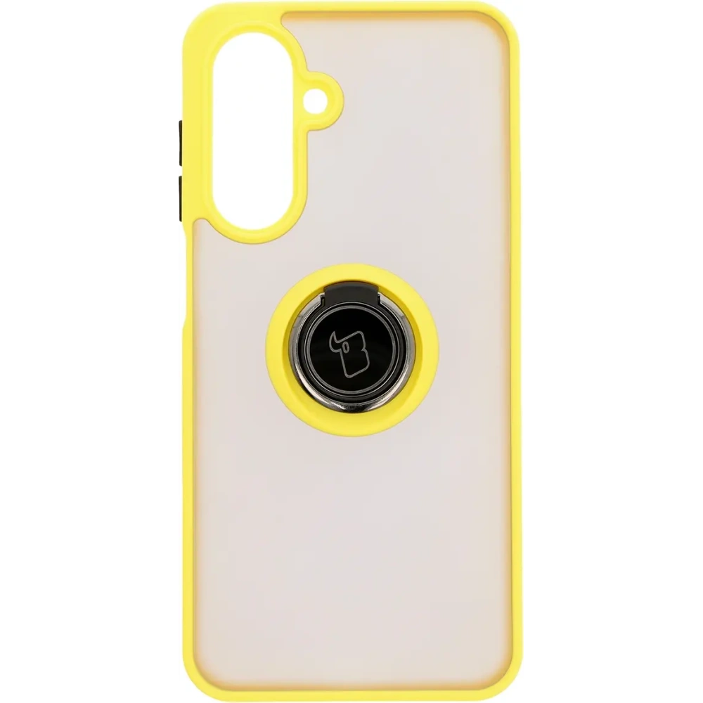 Hurtownia GSM - Bizon Case Hybrid Ring Samsung Galaxy A26 5G fumurie cu un cadru galben - BIZ8085 - {ean13} - Hurt