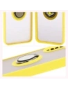 Wholesale Bizon Case Hybrid Ring Samsung Galaxy A26 5G smoky with a yellow frame - BIZ8085 - {ean13} - Hurt