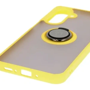 Hurtownia GSM - Bizon Case Hybrid Ring Samsung Galaxy A26 5G fumurie cu un cadru galben - BIZ8085 - {ean13} - Hurt