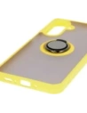 Wholesale Bizon Case Hybrid Ring Samsung Galaxy A26 5G smoky with a yellow frame - BIZ8085 - {ean13} - Hurt