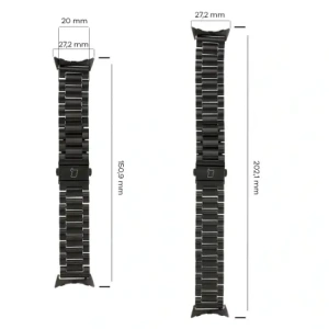 Hurtownia GSM - Bizon szíjas óra Aura Google Pixel Óra 3 / 2 / 1 41 mm fekete - BIZ8086 - {ean13} - Hurt