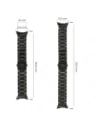 Hurtownia GSM - Bizon szíjas óra Aura Google Pixel Óra 3 / 2 / 1 41 mm fekete - BIZ8086 - {ean13} - Hurt