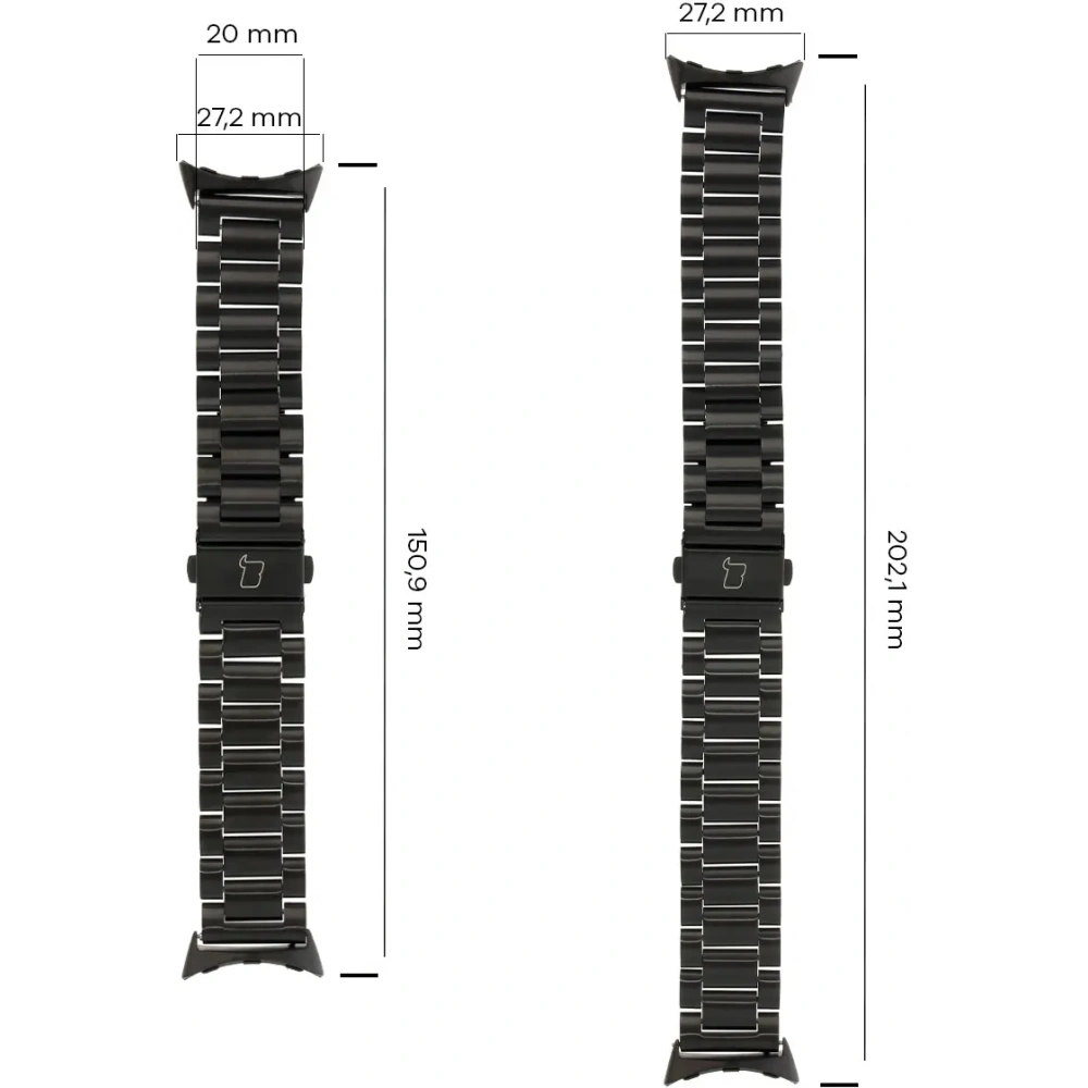Hurtownia GSM - Bizon szíjas óra Aura Google Pixel Óra 3 / 2 / 1 41 mm fekete - BIZ8086 - {ean13} - Hurt