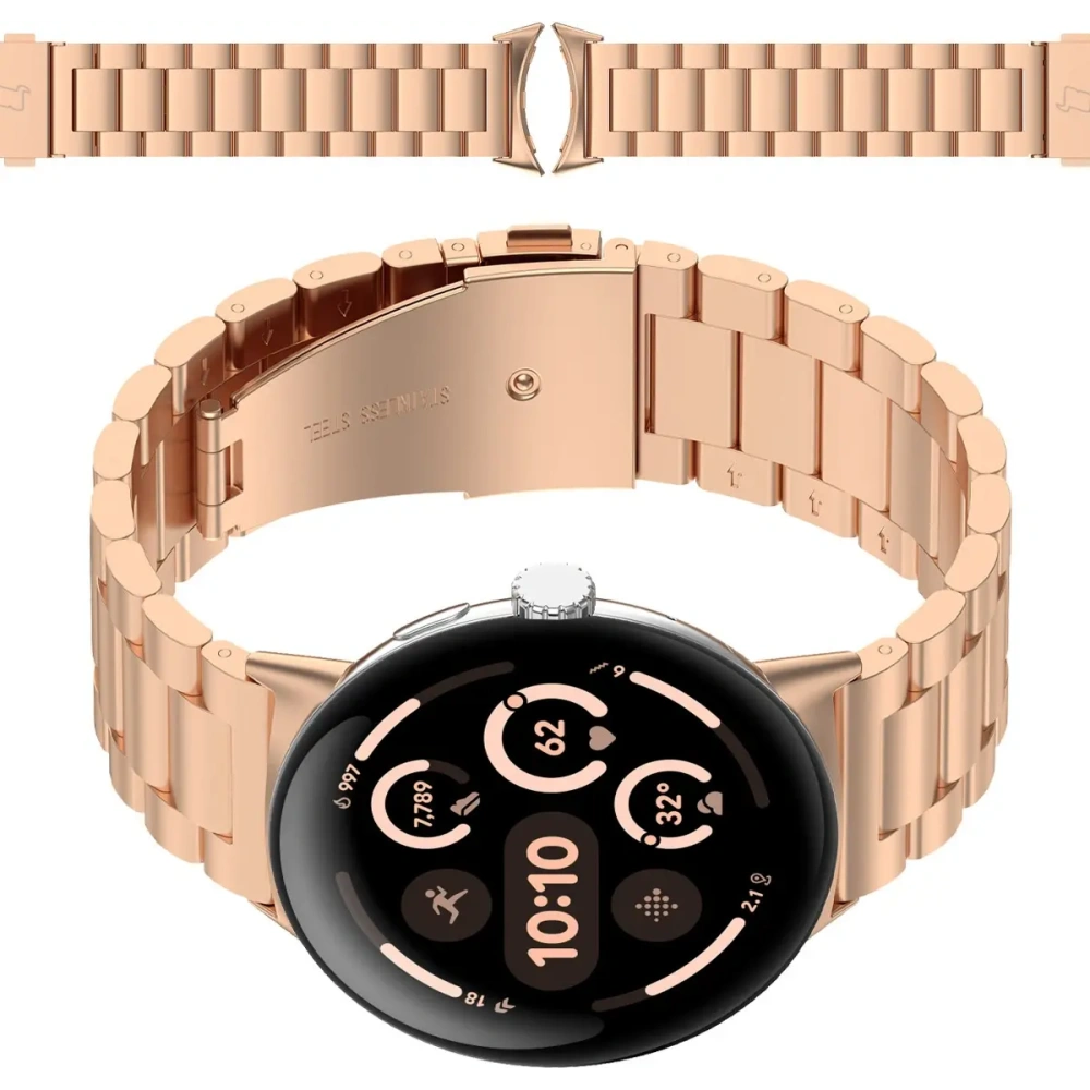 Hurtownia GSM - Bizon Strap Watch Aura Google Pixel Watch 3 / 2 / 1 41 mm rózsaarany - BIZ8087 - {ean13} - Hurt