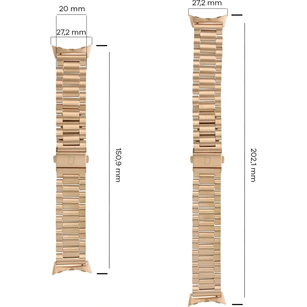 Hurtownia GSM - Bizon Strap Watch Aura Google Pixel Watch 3 / 2 / 1 41 mm rózsaarany - BIZ8087 - {ean13} - Hurt