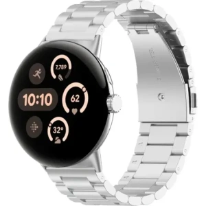 Wholesale Bizon Strap Watch Aura Google Pixel Watch 3 / 2 / 1 41 mm silver - BIZ8088 - {ean13} - Hurt