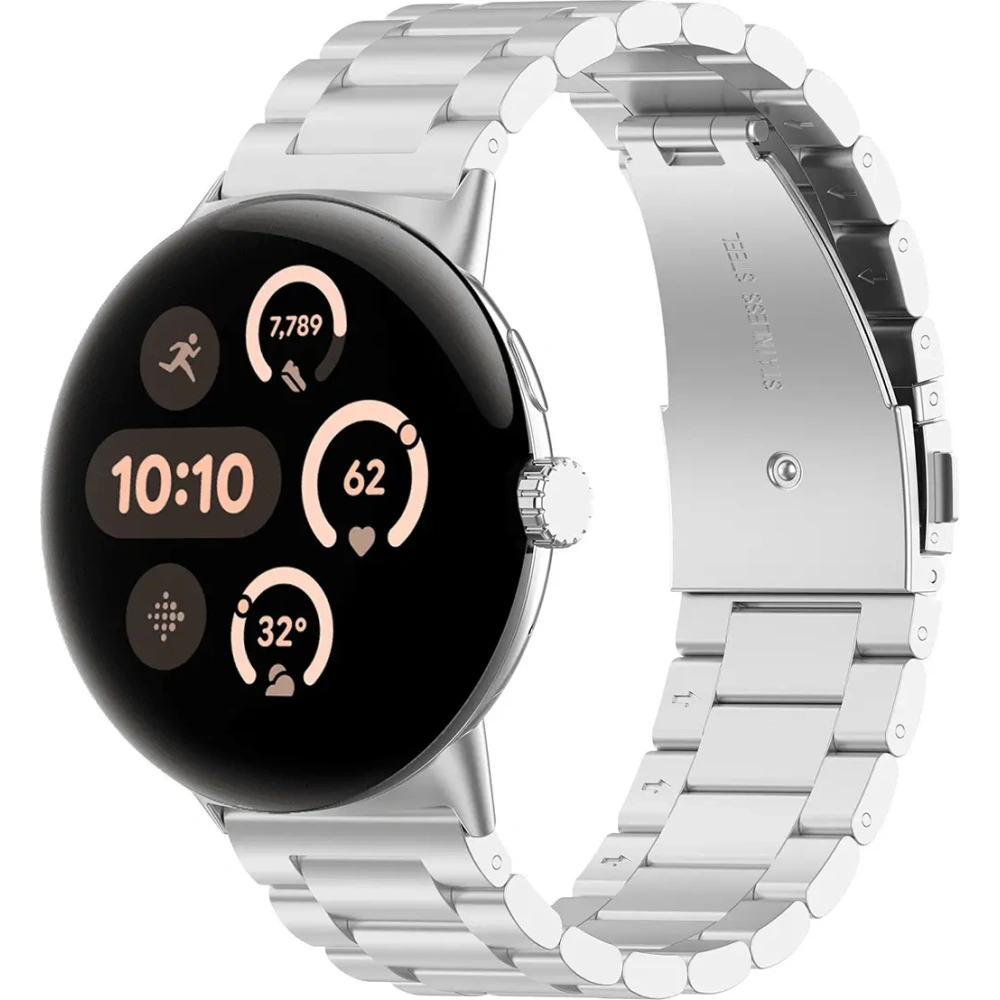 Hurtownia GSM - Bizon Strap Watch Aura Google Pixel Ceas 3 / 2 / 1 41 mm argintiu - BIZ8088 - {ean13} - Hurt