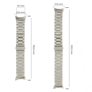 Hurtownia GSM - Bizon Strap Óra Aura Google Pixel Óra 3 / 2 / 1 41 mm ezüst - BIZ8088 - {ean13} - Hurt