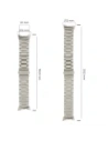 Hurtownia GSM - Bizon Strap Óra Aura Google Pixel Óra 3 / 2 / 1 41 mm ezüst - BIZ8088 - {ean13} - Hurt