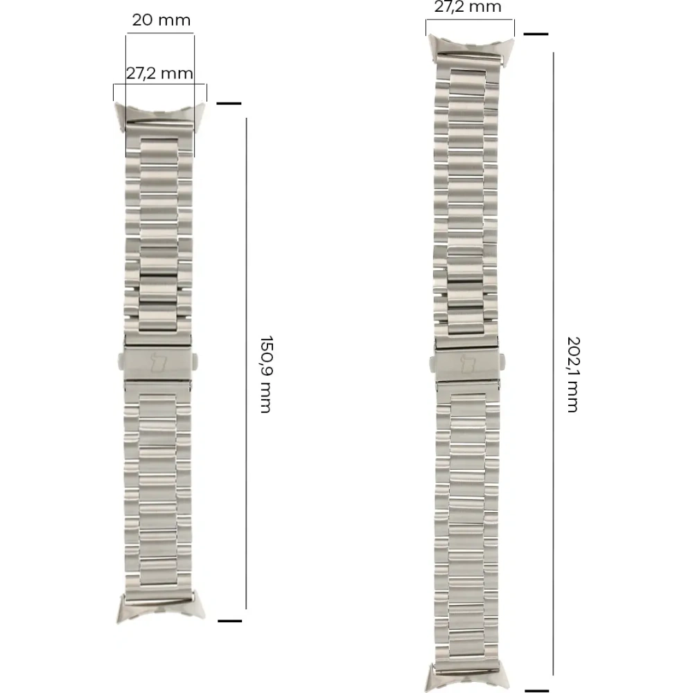 Hurtownia GSM - Bizon Strap Watch Aura Google Pixel Ceas 3 / 2 / 1 41 mm argintiu - BIZ8088 - {ean13} - Hurt
