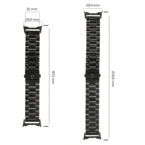 Hurtownia GSM - Bizon Szíjas Óra Aura Google Pixel Óra 3 45 mm fekete - BIZ8090 - {ean13} - Hurt