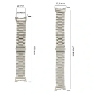 Hurtownia GSM - Bizon Strap Óra Aura Google Pixel Óra 3 45 mm ezüst - BIZ8092 - {ean13} - Hurt