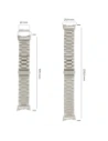 Hurtownia GSM - Ceas de mână Bizon Aura Google Pixel Ceas 3 45 mm argintiu - BIZ8092 - {ean13} - Hurt