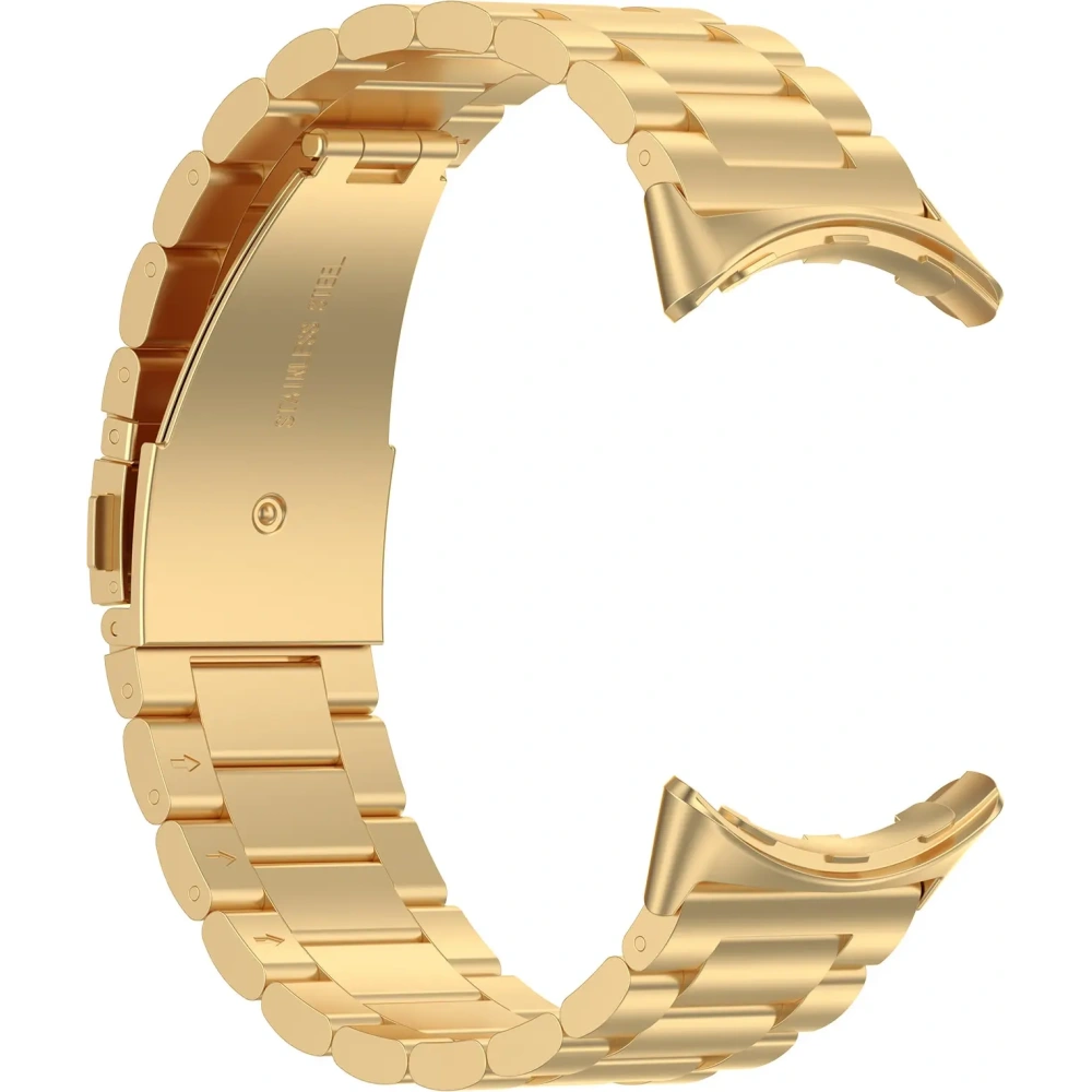 Hurtownia GSM - Pasek ze stali nierdzewnej Bizon Strap Watch Aura do Google Pixel Watch 3 45 mm zlatý - BIZ8093 - {ean13} - Hurt