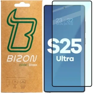 Hurtownia GSM - Bizon Glass Edge 2 Samsung Galaxy S25 Ultra fekete keret - BIZ8094 - {ean13} - Hurt