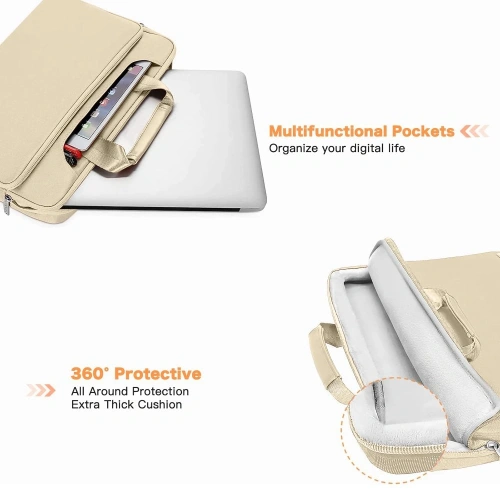 Torba Tech-Protect Pocket Bag Laptop 15-16 Desert Beige