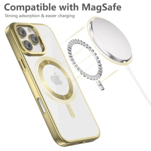 Hurtownia GSM - [OUTLET] tech-Protect MagFlex MagSafe Apple iPhone 16 Pro Saténová zlatá - OT-840 - {ean13} - Hurt