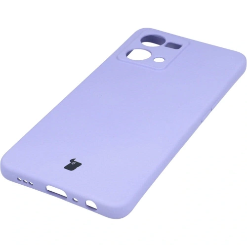 Etui Bizon Case Silicone do OPPO Reno 7 4G jasnofioletowe