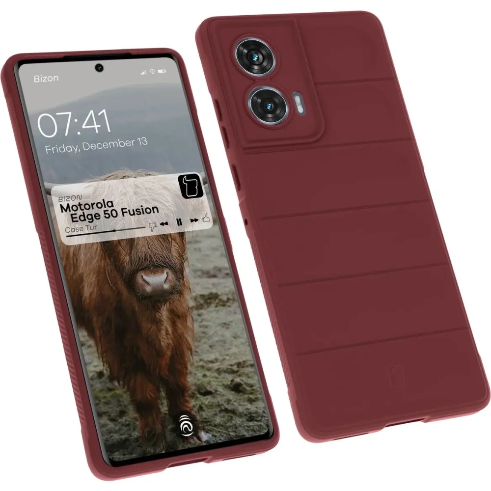 Hurtownia GSM - Bizon Case Tur Motorola Edge 50 Fusion dunkel lila - BIZ8098 - {ean13} - Hurt