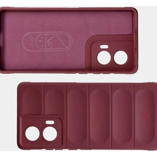 Pancerne etui Bizon Case Tur do Motorola Edge 50 Fusion ciemnofioletowe