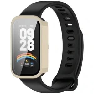 Hurtownia GSM - Etui ze skla na hodinky Bizon Case+Glass Watch do Xiaomi Smart Band 9 Active / Redmi Smart Band 3 béžové - BIZ8100 - {ean13} - Hurt