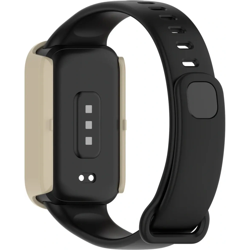 Hurtownia GSM - Etui ze skla na hodinky Bizon Case+Glass Watch do Xiaomi Smart Band 9 Active / Redmi Smart Band 3 béžové - BIZ8100 - {ean13} - Hurt