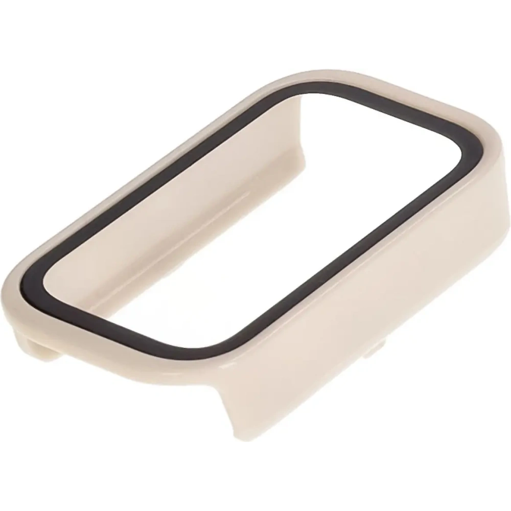 Hurtownia GSM - Etui ze skla na hodinky Bizon Case+Glass Watch do Xiaomi Smart Band 9 Active / Redmi Smart Band 3 béžové - BIZ8100 - {ean13} - Hurt