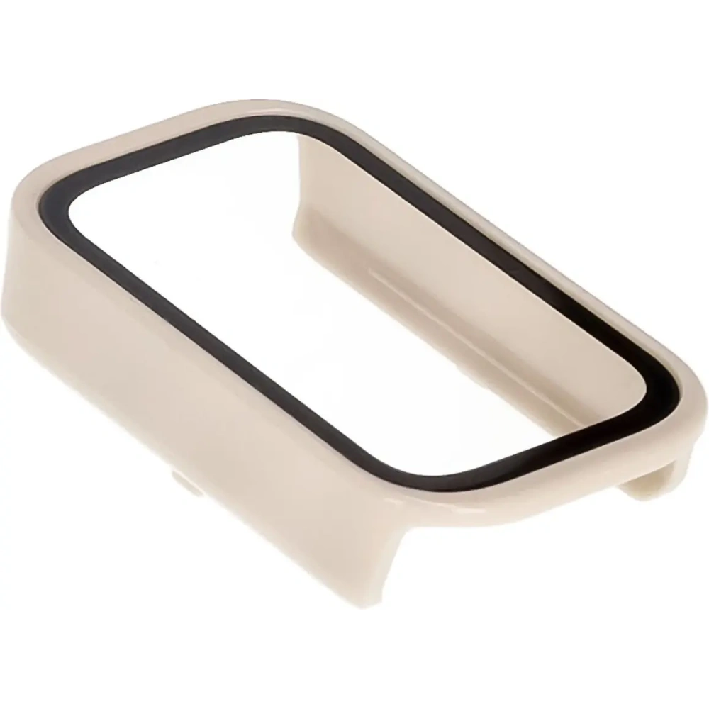 Hurtownia GSM - Etui ze skla na hodinky Bizon Case+Glass Watch do Xiaomi Smart Band 9 Active / Redmi Smart Band 3 béžové - BIZ8100 - {ean13} - Hurt