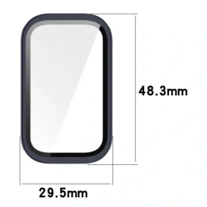 Hurtownia GSM - Etui se sklem na hodinky Bizon Case+Glass Watch pro Xiaomi Smart Band 9 Active / Redmi Smart Band 3 modré - BIZ8101 - {ean13} - Hurt