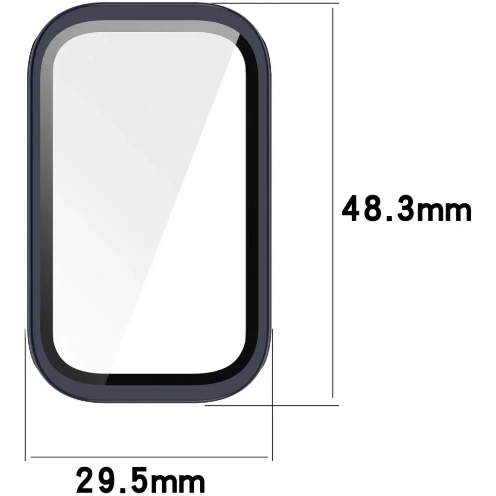 Wholesale Bizon Case+Glass Watch Xiaomi Smart Band 9 Active / Redmi Smart Band 3 blue - BIZ8101 - {ean13} - Hurt