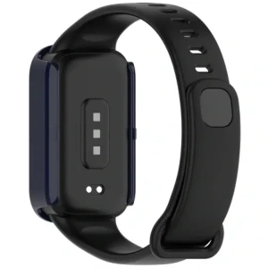 Hurtownia GSM - Bizon Case+Glass Watch Xiaomi Okos Karkötő 9 Active / Redmi Okos Karkötő 3 kék - BIZ8101 - {ean13} - Hurt