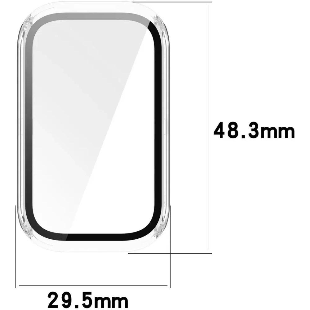 Wholesale Bizon Case+Glass Watch Xiaomi Smart Band 9 Active / Redmi Smart Band 3 clear - BIZ8102 - {ean13} - Hurt