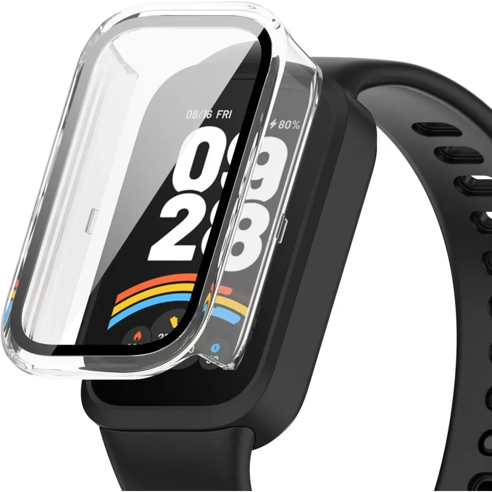Wholesale Bizon Case+Glass Watch Xiaomi Smart Band 9 Active / Redmi Smart Band 3 clear - BIZ8102 - {ean13} - Hurt