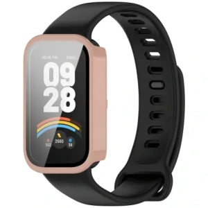 Hurtownia GSM - Etui ze skla na hodinky Bizon Case+Glass Watch do Xiaomi Smart Band 9 Active / Redmi Smart Band 3 růžové - BIZ8103 - {ean13} - Hurt