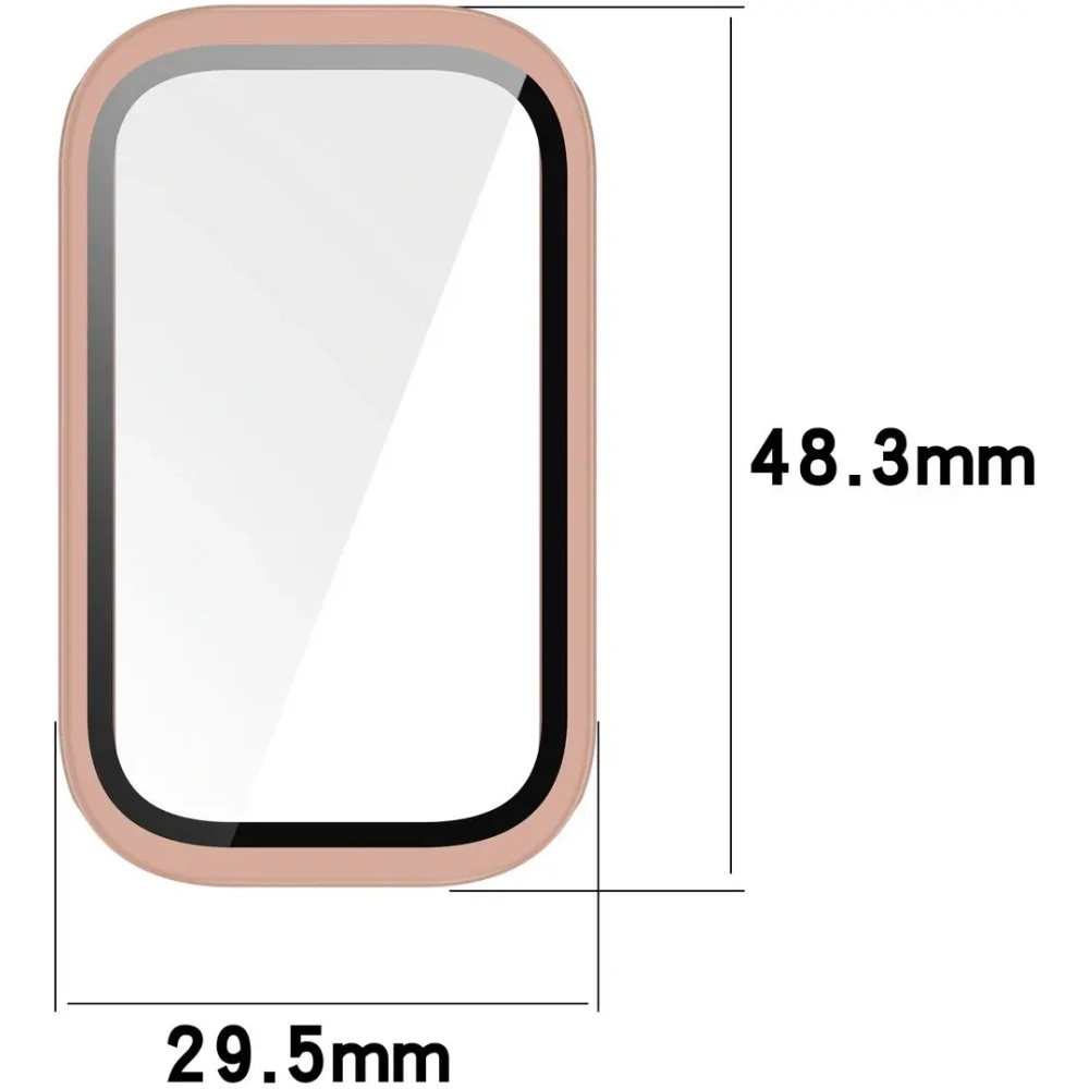 Hurtownia GSM - Etui ze szkłem do zegarka Bizon Case+Glass Watch do Xiaomi Smart Band 9 Active / Redmi Smart Band 3 różowe - BIZ8103 - {ean13} - Hurt