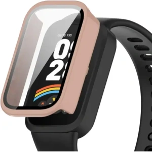Hurtownia GSM - Bizon Case+Glass Watch Xiaomi Smart Band 9 Aktív / Redmi Smart Band 3 rózsaszín - BIZ8103 - {ean13} - Hurt
