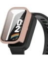 Hurtownia GSM - Etui ze szkłem do zegarka Bizon Case+Glass Watch do Xiaomi Smart Band 9 Active / Redmi Smart Band 3 różowe - BIZ8103 - {ean13} - Hurt