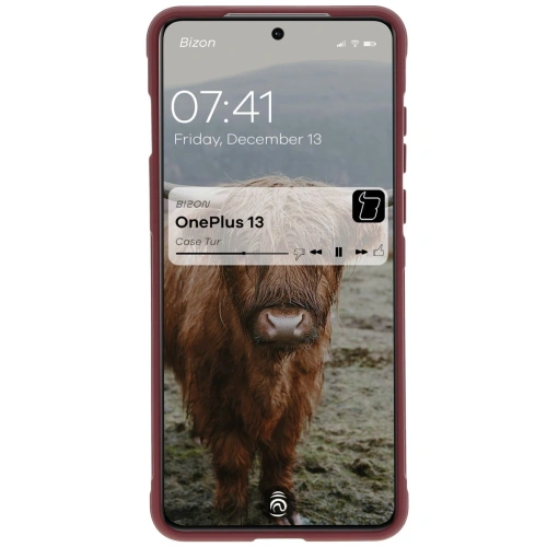 Pancerne etui Bizon Case Tur do OnePlus 13 ciemnofioletowe