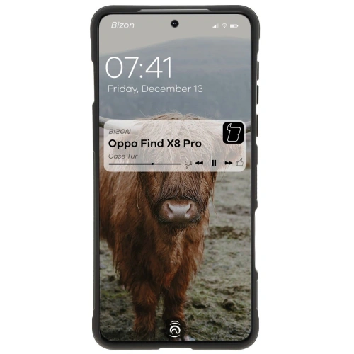 Pancerne etui Bizon Case Tur do Oppo Find X8 Pro czarne
