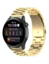Hurtownia GSM - Pásek z nerezové oceli Bizon Strap Watch Aura pro smartwatch 18 mm zlatý - BIZ8108 - {ean13} - Hurt