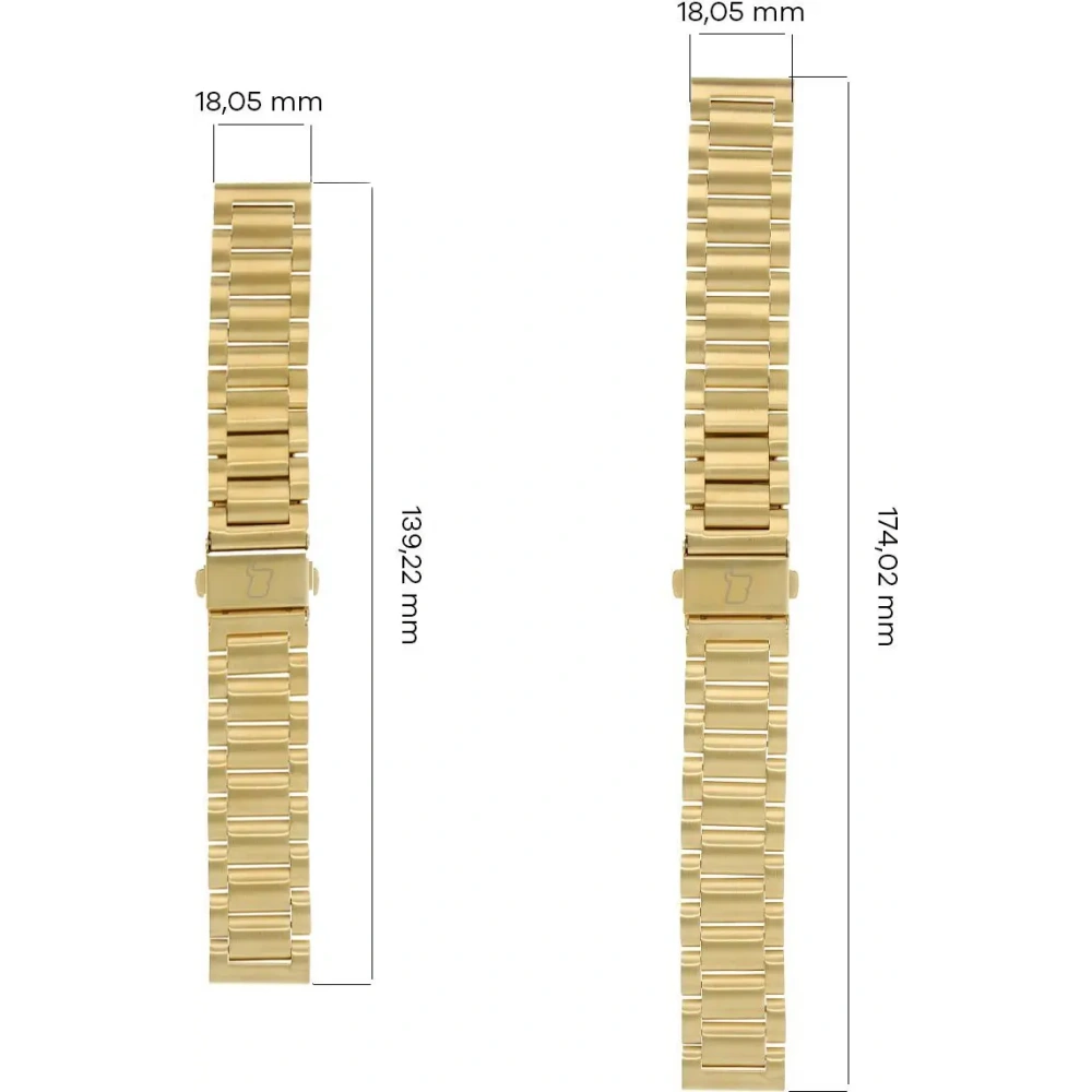 Wholesale Bizon Strap Watch Aura Smartwatch 18 mm gold - BIZ8108 - {ean13} - Hurt