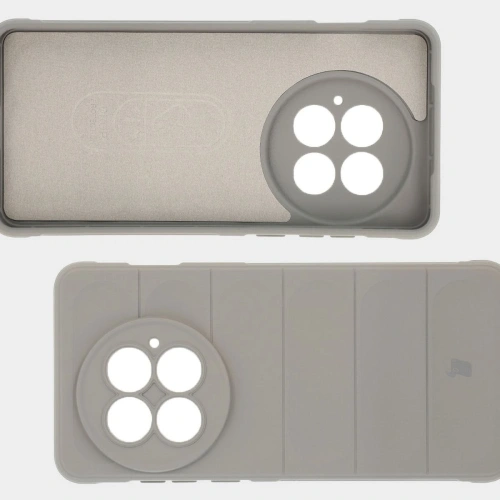 Pancerne etui Bizon Case Tur do OnePlus 13 jasnoszare