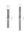 Hurtownia GSM - Bizon Strap Watch Aura Xiaomi Smart Band 9 / 9 NFC / 8 argintiu - BIZ8114 - {ean13} - Hurt