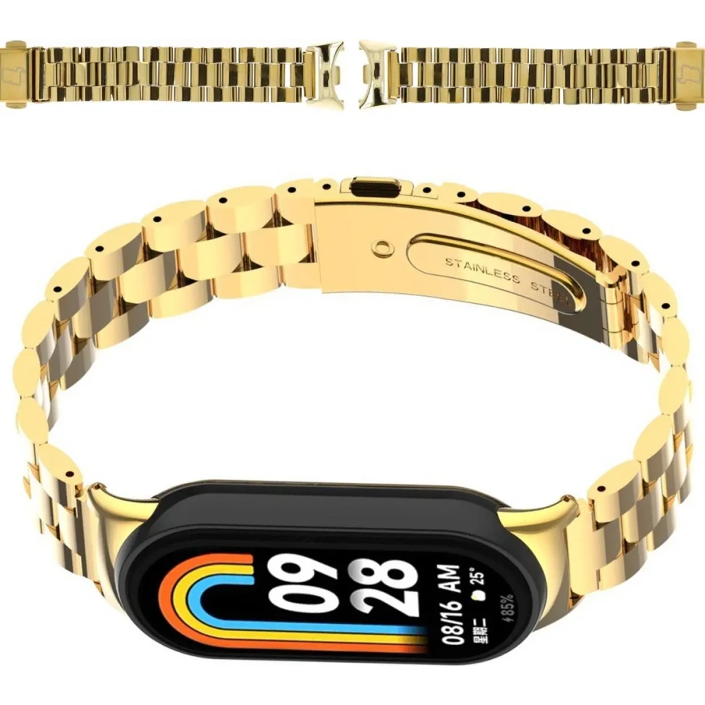 Hurtownia GSM - Bizon Strap Watch Aura Xiaomi Smart Band 9 / 9 NFC / 8 aur - BIZ8115 - {ean13} - Hurt