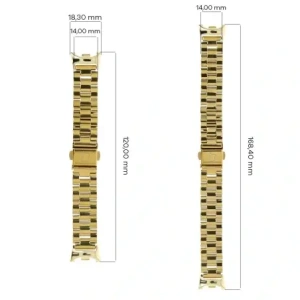 Hurtownia GSM - Bizon Strap Óra Aura Xiaomi Okos Karkötő 9 / 9 NFC / 8 arany - BIZ8115 - {ean13} - Hurt