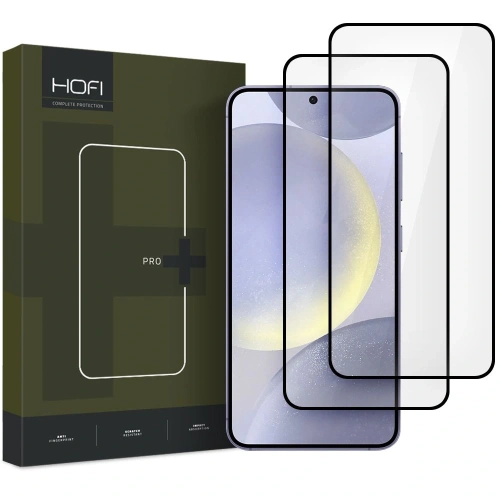 Szkło hartowane Hofi Glass Pro+ Samsung Galaxy S25 Black [2 PACK]