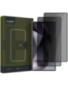 Hofi Anti Spy Glass Pro+ Samsung Galaxy S25 Ultra Confidențialitate [2 PACHET]